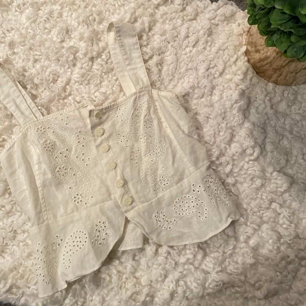 Free People cropped blouse